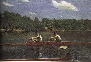 Thomas Eakins The buddie is rowing the boat Sweden oil painting artist